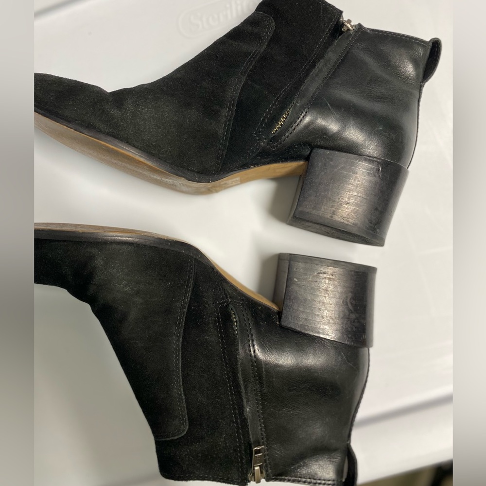 Madewell Asher Suede & Leather bootie